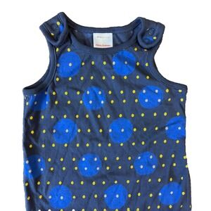 Hanna Andersson One Piece Baby 3-6 Months 60 CM Sleeveless Romper Overall Dots